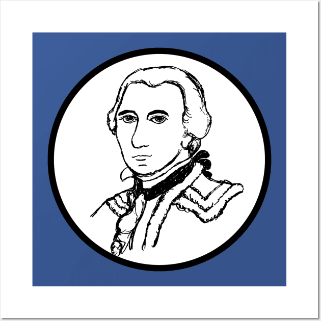 Patriot Portrait - Daniel Morgan (B/W) Wall Art by Aeriskate